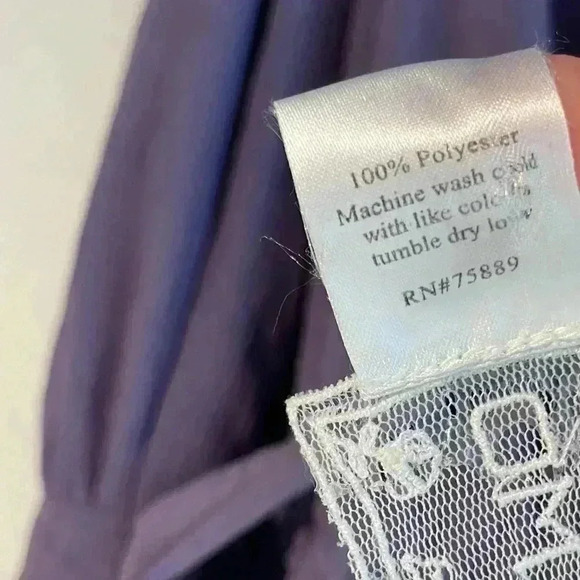 Anthropologie Nick and Mo Purple Fit and Flare Mini Dress Womens Size Small - Picture 10 of 10